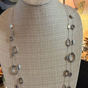 NYC Silver Modern Necklace